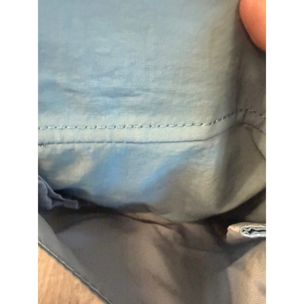Life is Good x High Sierra Blue Nylon Backpack Sunset Seagull Graphic Travel Bag